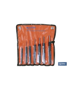 CONJUNTO 7 PCS BOTADOR CILINDRICO 1,5-6 MM
