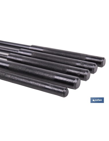 CONJUNTO 5 PCS BOTADOR CILÍNDRICO LARGO 3-10 MM