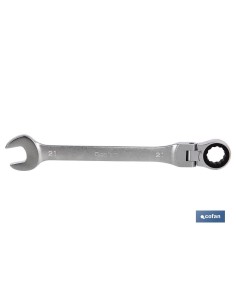 LLAVE COMBINADA ARTICULADA 180º DE CARRACA 15mm 2