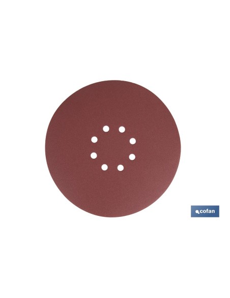 HOJA DE LIJADO LIJADORA PARED Y TECHO 8 AGUJEROS Ø225 MM G 150