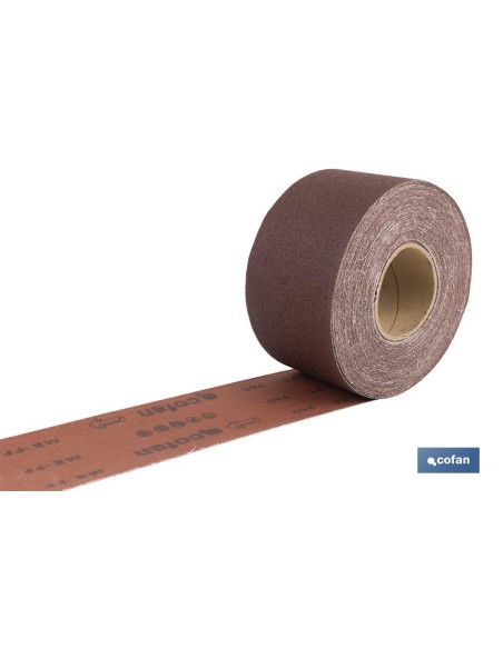 ROLLO LIJA TELA UNIVERSAL 100 X 25 M. G.60