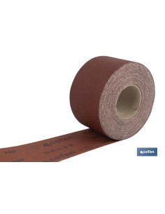 ROLLO LIJA TELA UNIVERSAL 100 X 25 M. G.80