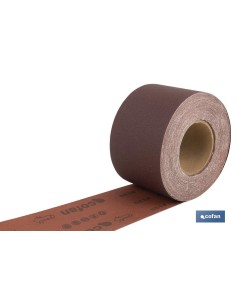 ROLLO LIJA TELA UNIVERSAL 100 X 25 M. G.120