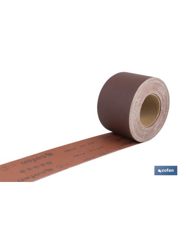 ROLLO LIJA TELA UNIVERSAL 100 X 25 M. G.180