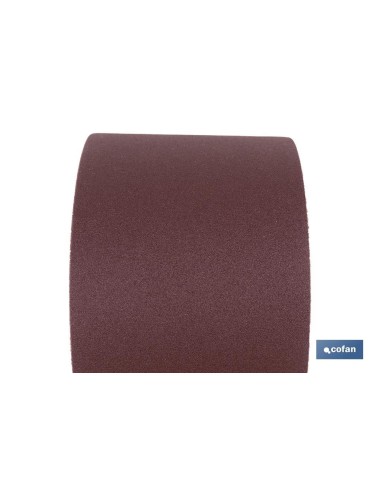 ROLLO LIJA TELA UNIVERSAL 100 X 25 M. G.180