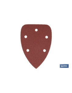 HOJA DE LIJADO LIJADORA MOUSE 5 AGUJEROS 100 X 140 MM G 80 2