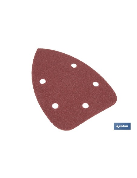 HOJA DE LIJADO LIJADORA MOUSE 5 AGUJEROS 100 X 140 MM G 100