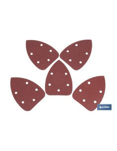 HOJA DE LIJADO LIJADORA MOUSE 5 AGUJEROS 100 X 140 MM G 120