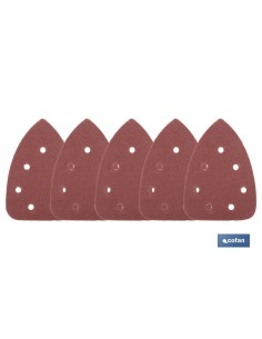 HOJA DE LIJADO LIJADORA MOUSE 7 AGUJEROS 100 X 140 MM G 80 2