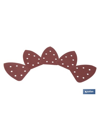 HOJA DE LIJADO LIJADORA MOUSE 7 AGUJEROS 100 X 140 MM G 80