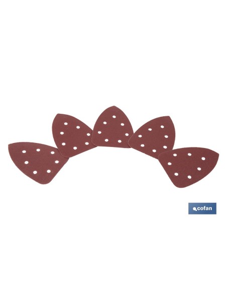 HOJA DE LIJADO LIJADORA MOUSE 7 AGUJEROS 100 X 140 MM G 80