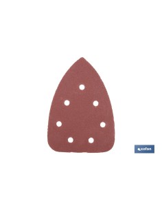 HOJA DE LIJADO LIJADORA MOUSE 7 AGUJEROS 100 X 140 MM G 120