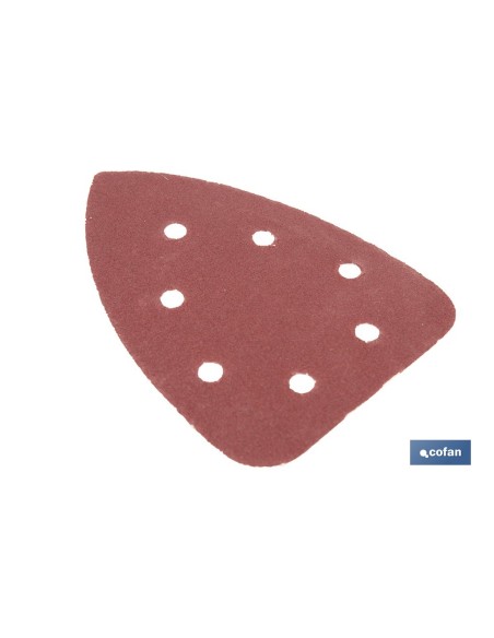 HOJA DE LIJADO LIJADORA MOUSE 7 AGUJEROS 100 X 140 MM G 120
