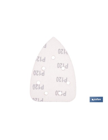 HOJA DE LIJADO LIJADORA MOUSE 7 AGUJEROS 100 X 140 MM G 120
