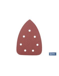 HOJA DE LIJADO LIJADORA MOUSE 7 AGUJEROS 100 X 140 MM G 180