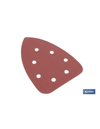 HOJA DE LIJADO LIJADORA MOUSE 7 AGUJEROS 100 X 140 MM G 180