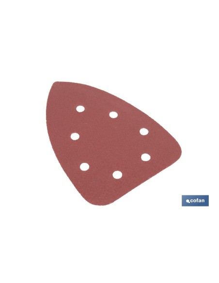 HOJA DE LIJADO LIJADORA MOUSE 7 AGUJEROS 100 X 140 MM G 180