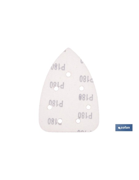 HOJA DE LIJADO LIJADORA MOUSE 7 AGUJEROS 100 X 140 MM G 180