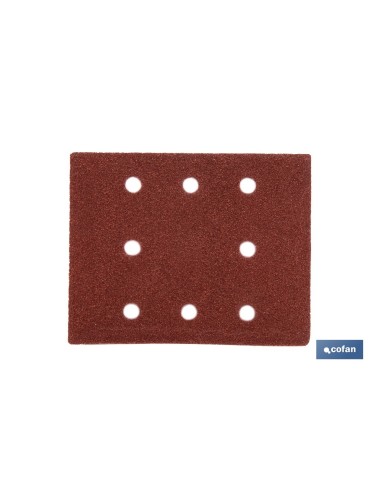HOJA DE LIJADO LIJADORA ORBITAL 8 AGUJEROS 114 X 140 MM G 80