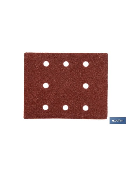 HOJA DE LIJADO LIJADORA ORBITAL 8 AGUJEROS 114 X 140 MM G 100