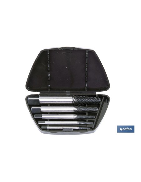 JGO. 6 MACHOS IZQUIERDA (Extractor tornillos)