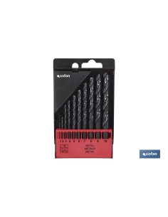 ESTUCHE BROCAS HSS - MEDIDAS: 1 - 10mm (10 pcs)