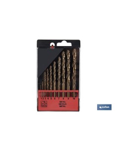 ESTUCHE BROCAS HSS-CO - MEDIDAS: 1-10 MM (10 UDS.)