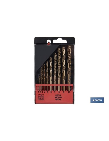 ESTUCHE BROCAS HSS-CO - MEDIDAS: 1-10 MM (10 UDS.)