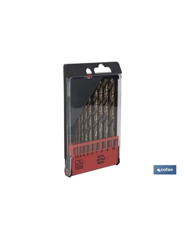 ESTUCHE BROCAS HSS-CO - MEDIDAS: 1-10 MM (10 UDS.)