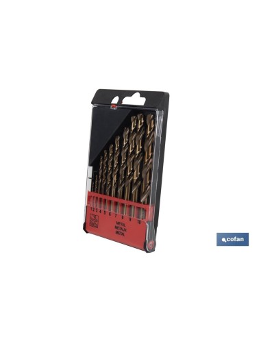 ESTUCHE BROCAS HSS-CO - MEDIDAS: 1-10 MM (10 UDS.)