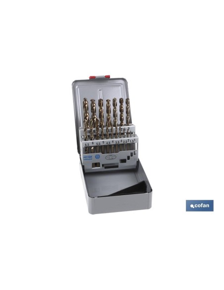 ESTUCHE BROCAS COBALTO - MEDIDAS: 1--10 mm