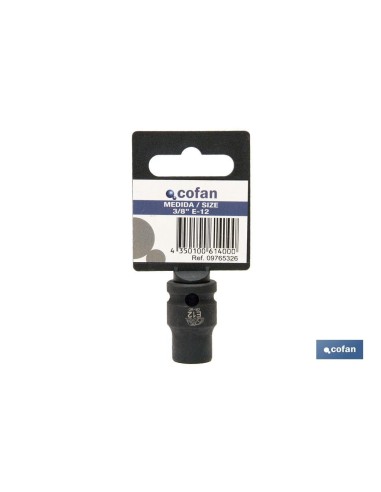 VASO IMPACTO 3/8 TORX E-5