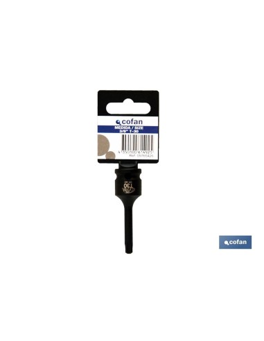 VASO IMPACTO 3/8 TORX MACHO T-30