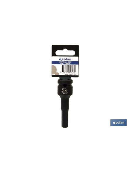 VASO IMPACTO 1/2 HEXAG. MACHO 11 MM