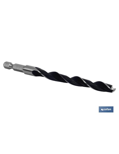 BROCA PARA MADERA MANGO HEX. 1/4 7 MM