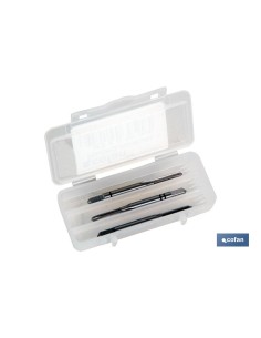 SET 3 MACHOS MANUALES - M36 X 4,00 mm 2