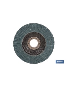 DISCO LAMINADO PROFESIONAL INCLINADO 115 MM. - GRANO 40 ZIRCONIO 2