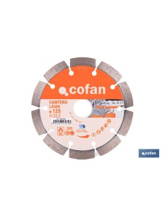 DISCO DIAMANTE MODELO CANTERO 125MM.