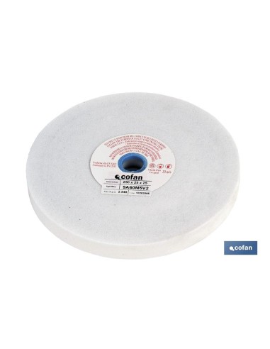 MUELA ABRAS. BLANCA 250X25X25 GR.80