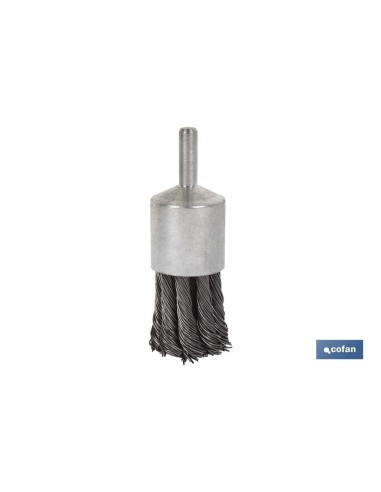 CEPILLO BROCHA TRENZADO 6xØ22 ACERO 0.5mm