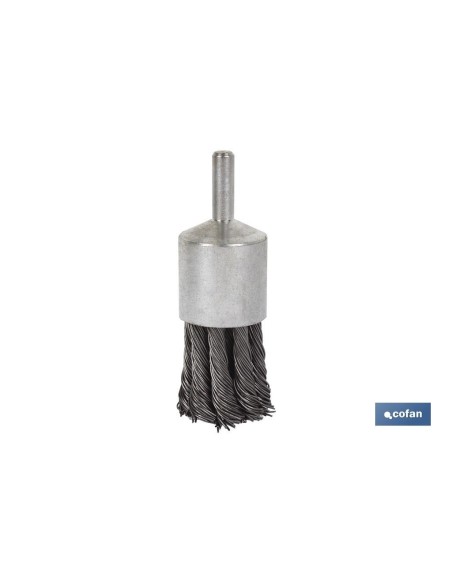 CEPILLO BROCHA TRENZADO 6xØ22 ACERO 0.5mm