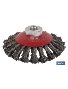 CEPILLO OBLICUO TRENZADO M14 Ø100 ACERO 0.5mm