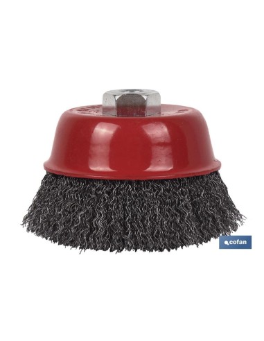 CEPILLO COPA ONDULADO M14 Ø65 ACERO 0.3mm