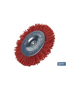 CEPILLO CIRCULAR DE NYLON 6 MM X Ø100 2