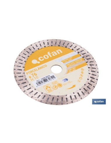 DISCO DIAM. PORCELANICO 76MM H10