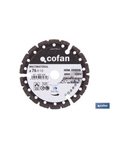 DISCO DIAM. MULTIMATERIAL 76MM H10