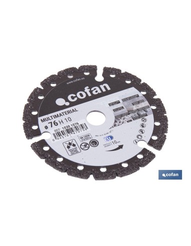 DISCO DIAM. MULTIMATERIAL 76MM H10