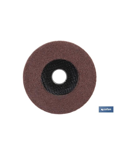 DISCO COMPACTO VELLON P/AMOLADORA ø125 4S MEDIO