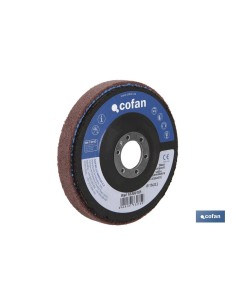 DISCO COMPACTO VELLON P/AMOLADORA ø125 4S MEDIO 2