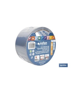 CINTA AMERICANA GRIS 180 MICRAS 50 MM X 10 M